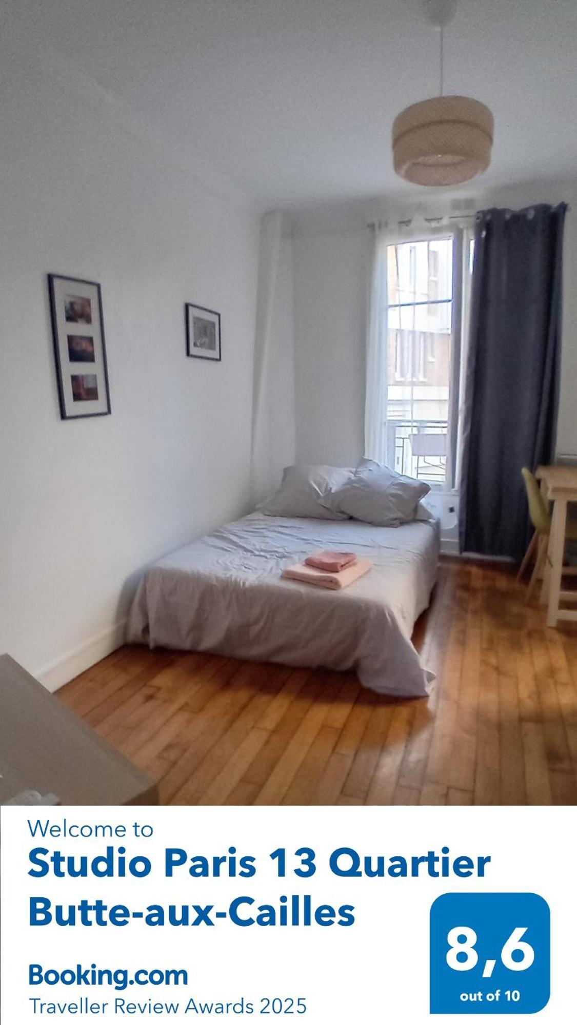 Studio Paris 13 Quartier Butte-Aux-Cailles 외부 사진